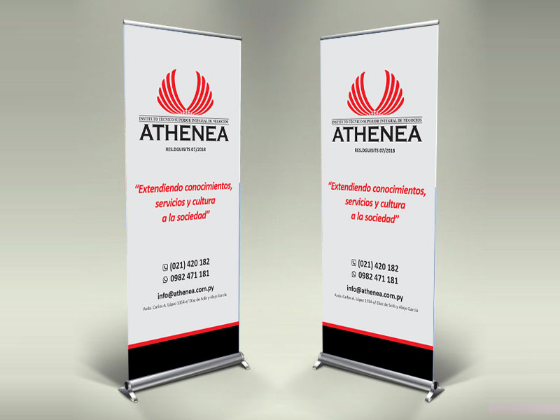 Banner roll up
