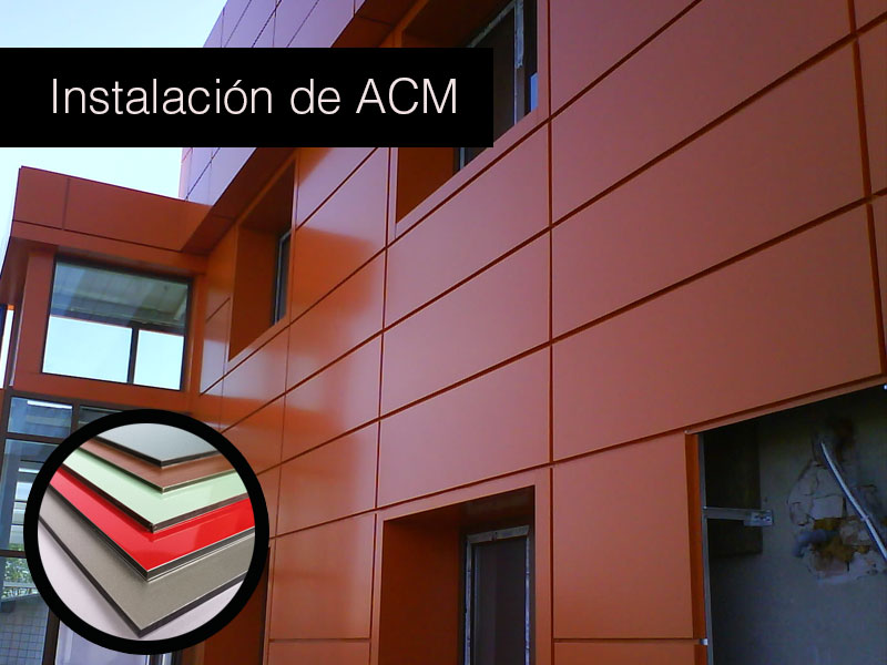 Fachadas y revestimientos en ACM