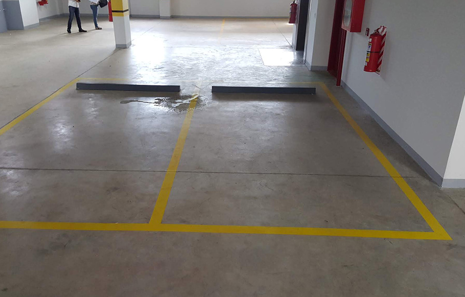 pintura epoxi en estacionamientos paraguay asunción